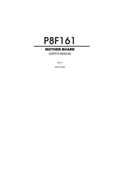 Freetech P8F161 User Manual