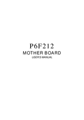 Freetech P6F212 User Manual