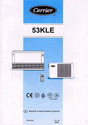 Carrier 53KLE Service Maintenance Manual