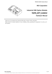 M2I TOPR OPT CAM32 Hardware Manual