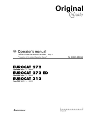 Pottinger EUROCAT 312 Operator's Manual
