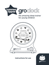 Tommee Tippee GroClock Instructions For Use Manual