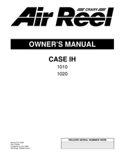 Crary Air Reel 1020 Owner's Manual