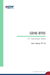Asus AAEON GENE-BT05 User Manual