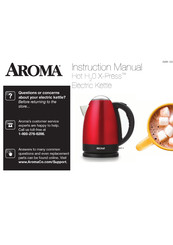 Aroma Hot H2O X-Press AWK-125 Instruction Manual