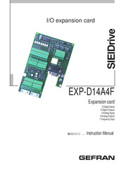 gefran SIEIDrive EXP-D14A4F Instruction Manual