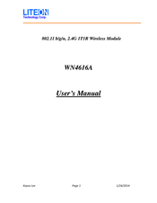 LiteOn WN4616A User Manual