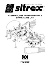 Sitrex HM 360 Assembly, Use And Maintenance