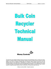 Money Controls TSP157 Technical Manual