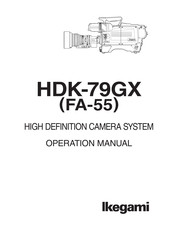 Ikegami HDK-79GX Operation Manual