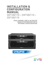 EVS Synapse 2HF100/110 Installation & Configuration Manual