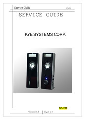 KYE Systems Corp. Genius SP-i220 Service Manual