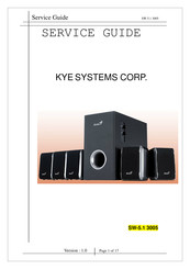 Kye Systems Corp. Genius SW-5.1 3005 Service Manual