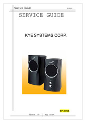 KYE Systems Corp. Genius SP-E06S Service Manual