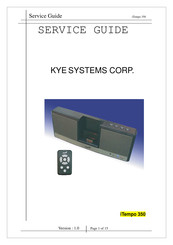 KYE Systems Corp. Genius iTempo 350 Service Manual
