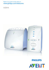Philips Avent DECT baby monitor SCD520 Manual