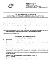 FIM X5 Instructions For Assembly And Recommendations For Use