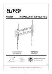 Elived YD1007 Installation Instruction