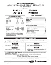 DeVilbiss FA153-3 Owner's Manual