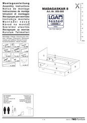 FMD Furniture MADAGASKAR 8 806-008 Assembly Instructions Manual