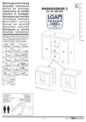 FMD Furniture MADAGASKAR 3 806-003 Assembly Instructions Manual