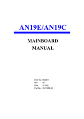 FIC AN19C Manual