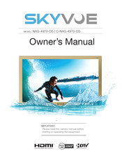 Skyvue C-NXG-4970-DS Owner's Manual