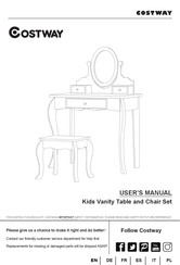 Costway 81926705 User Manual