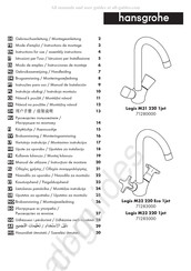 Hans Grohe Logis M32 220 Eco 1jet 71283000 Instructions For Use/Assembly Instructions