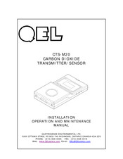 OEL CTS-M20 Installation, Operation And Maintenance Manual