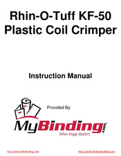 Rhin-O-Tuff KF-50 Instruction Manual