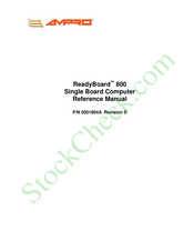 Ampro ReadyBoard 800 Reference Manual