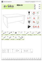 Avaks Nabytok REA 6 Assembly Instructions