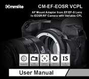 Commlite CM-EF-EOSR VCPL User Manual