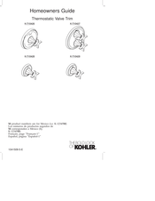 Kohler K-T10428-3C Homeowner's Manual