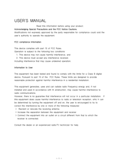 UNIMO Technology PJ-400NW User Manual
