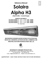 Solaira Alpha H3 SALPHAH3-60240LL-C Reference Manual