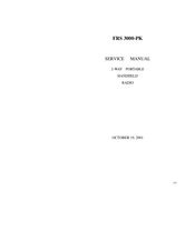 tti Tech FRS 3000-PK Service Manual