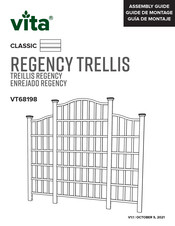 vita Classic Regency Trellis VA68198 Assembly Manual