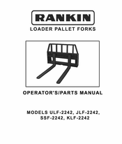 Rankin JLF-2242 Operator's / Parts Book