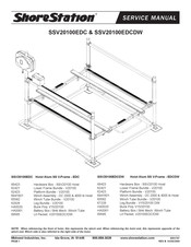 ShoreStation SSV20100EDCDW Service Manual