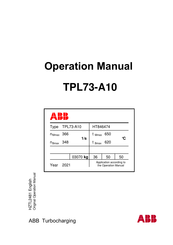 ABB HT846474 Operation Manual