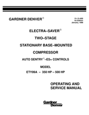 Gardner Denver ELECTRA-SAVER ETY99A Manual