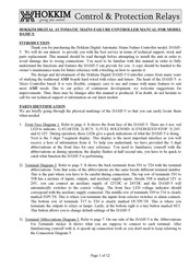 HOKKIM DAMF-5 Manual