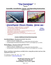 DockCraft WS300 Assembly, Installation, Setup, And Operating Instruction