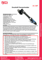 BGS technic BGS 3287 Instruction Manual
