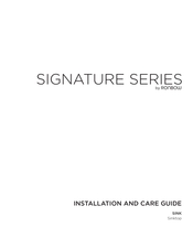 Ronbow Signature series Installation And Care Manual