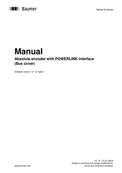Baumer BMMV Manual