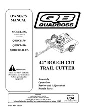 Swisher QBRC14544-CA Owner's Manual