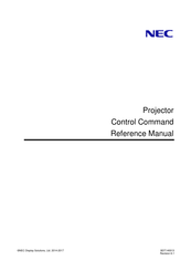 NEC P554UG Reference Manual